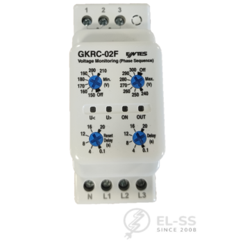 GKRC-02F, Реле контроля напряжения Энтес, 3 фазы