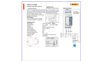 FKR1T-DIN /ფაზური დაცვის რელე, 3ფაზა