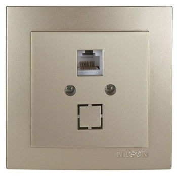Розетка компьют. 1-я RJ-45