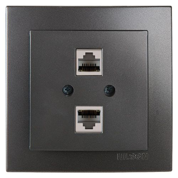 Розетка комп'ют. 2-я RJ-45