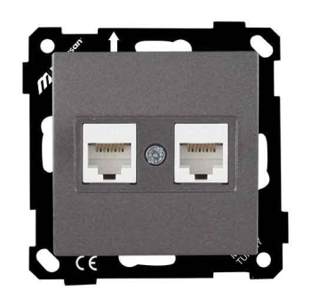 Розетка комп'ют. 2-я RJ-45