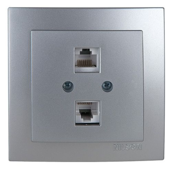 Розетка комп'ют. 2-я RJ-45