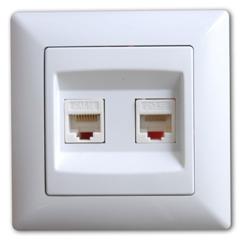 Розетка комп'ют. 2-я RJ-45