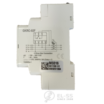 GKRC-02F, Реле контроля напряжения Энтес, 3 фазы