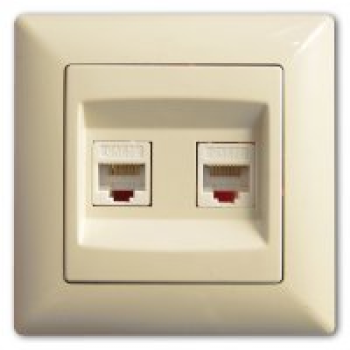 Розетка комп'ют. 2-я RJ-45