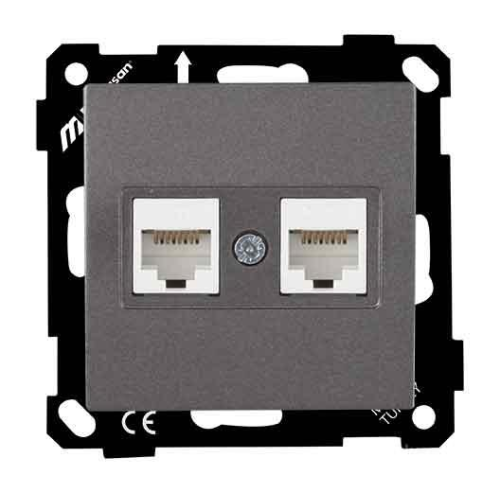 Розетка комп'ют. 2-я RJ-45